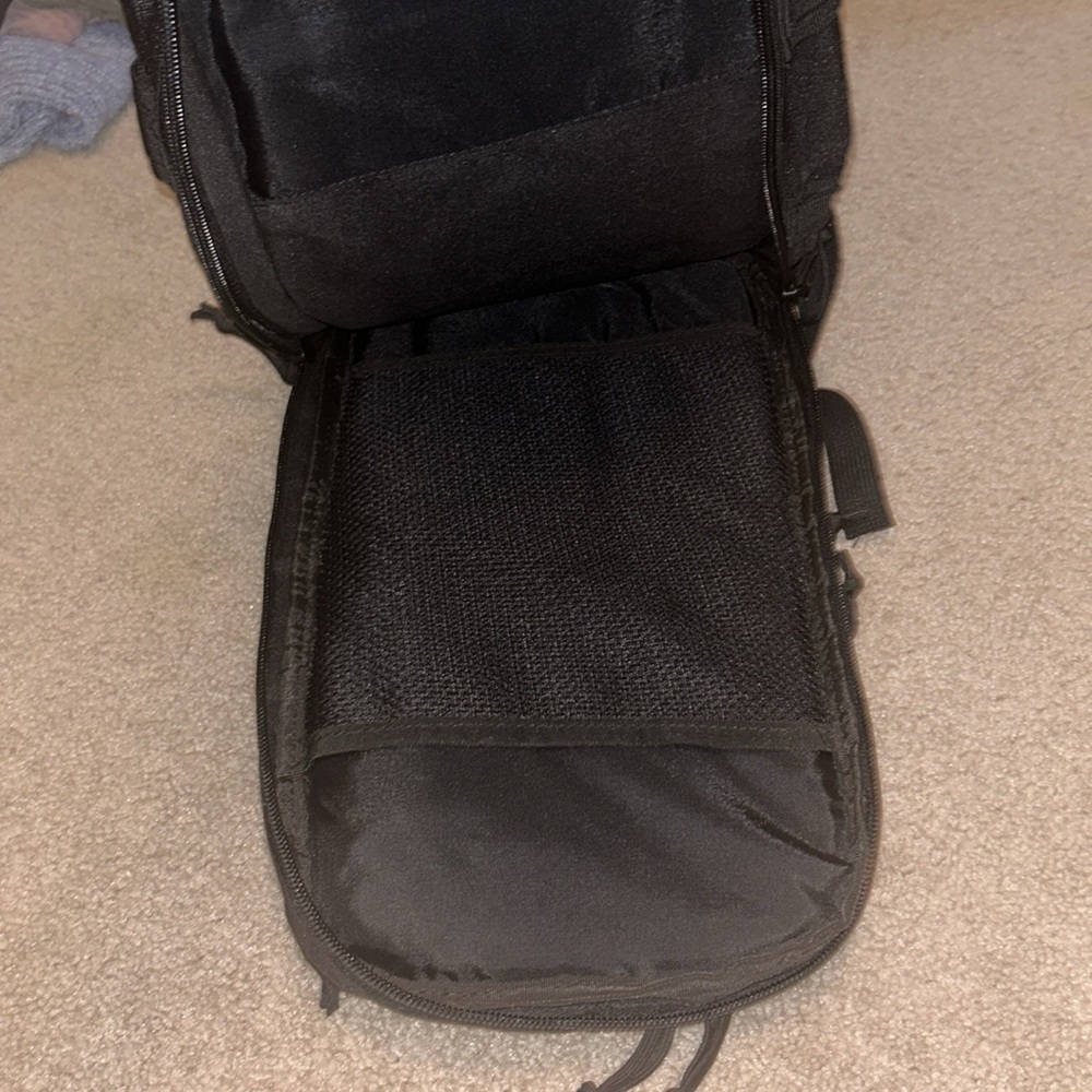 Utility Backpack – Multiple Pockets, Black Tactical Style - Picture 7 of 7